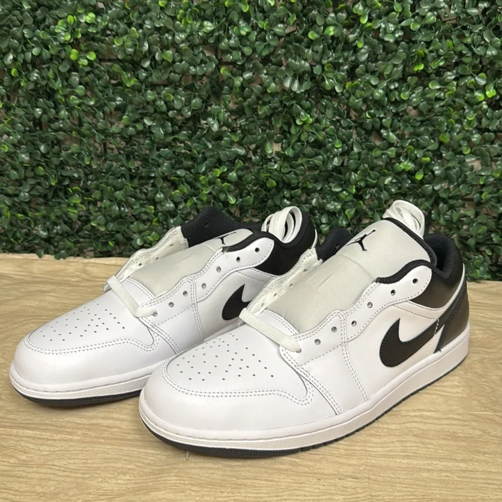 Air Jordan 1 Low Sneakers White/Black - 10.5